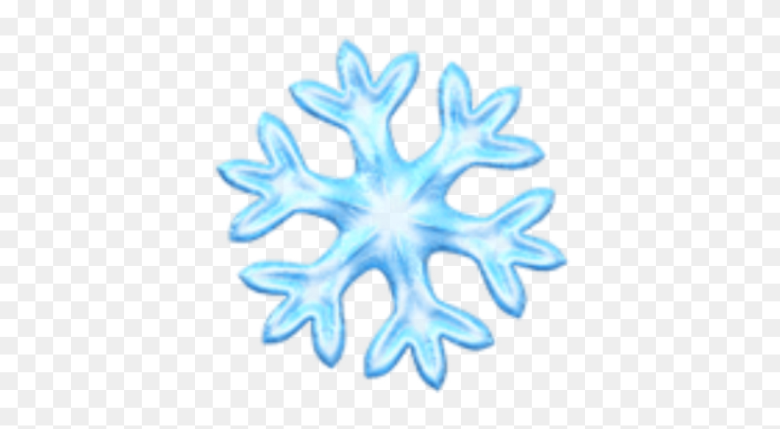 Snowflake Emoji Png , Pictures - Transparent Background Snowflake Emoji Clipart