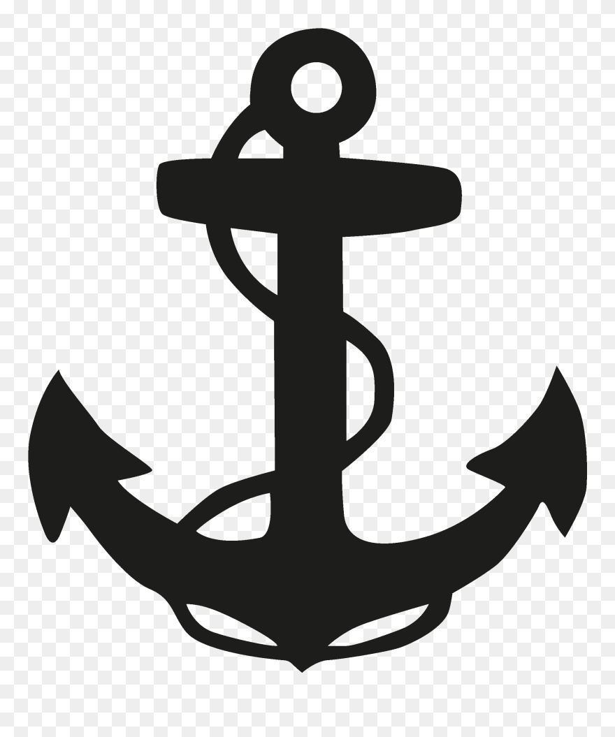 Cartoon Pirate Anchor Clipart