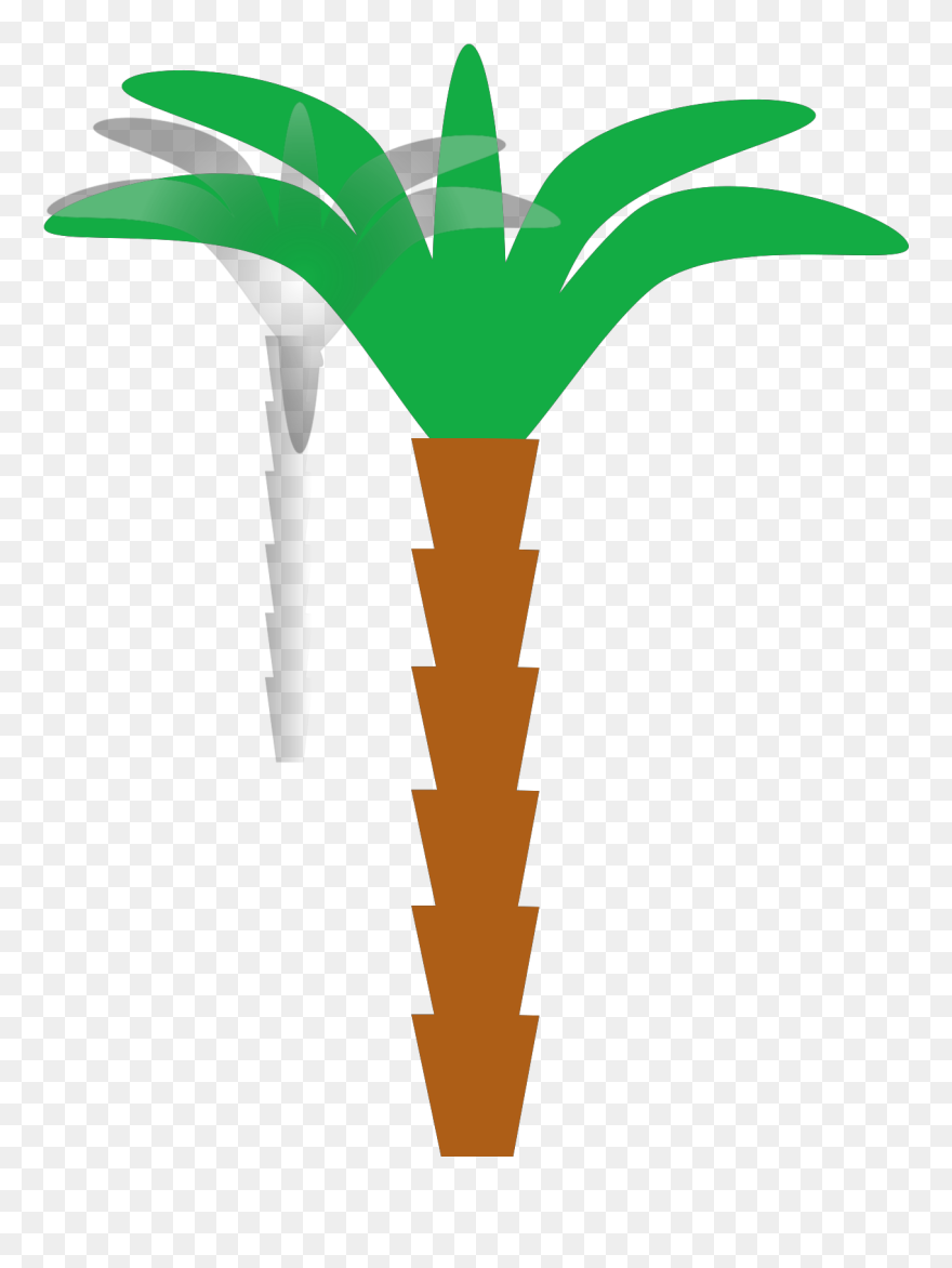 Cartoon Small Palm Tree Clipart
