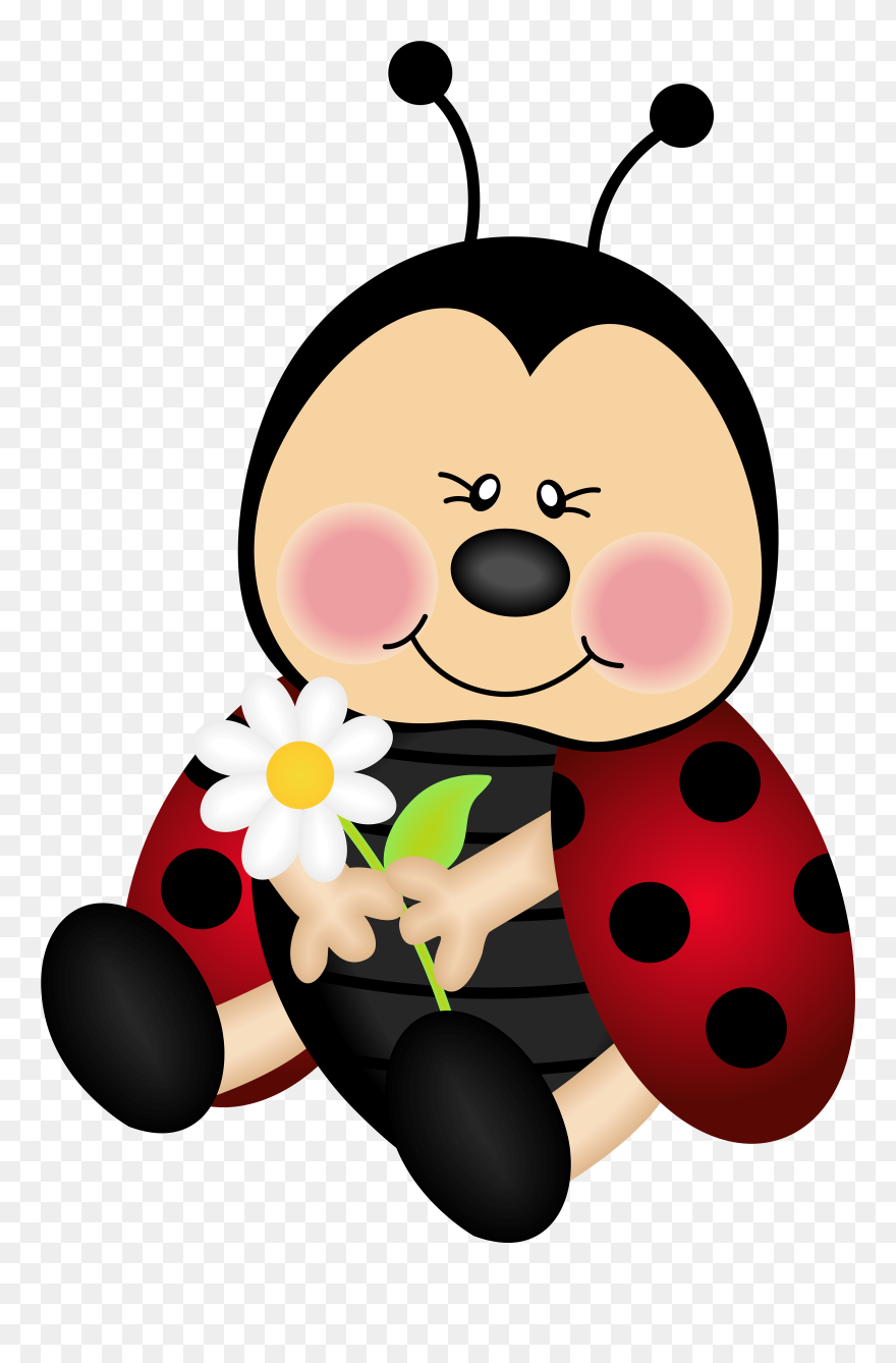 Clip Art Lady Bug - Png Download