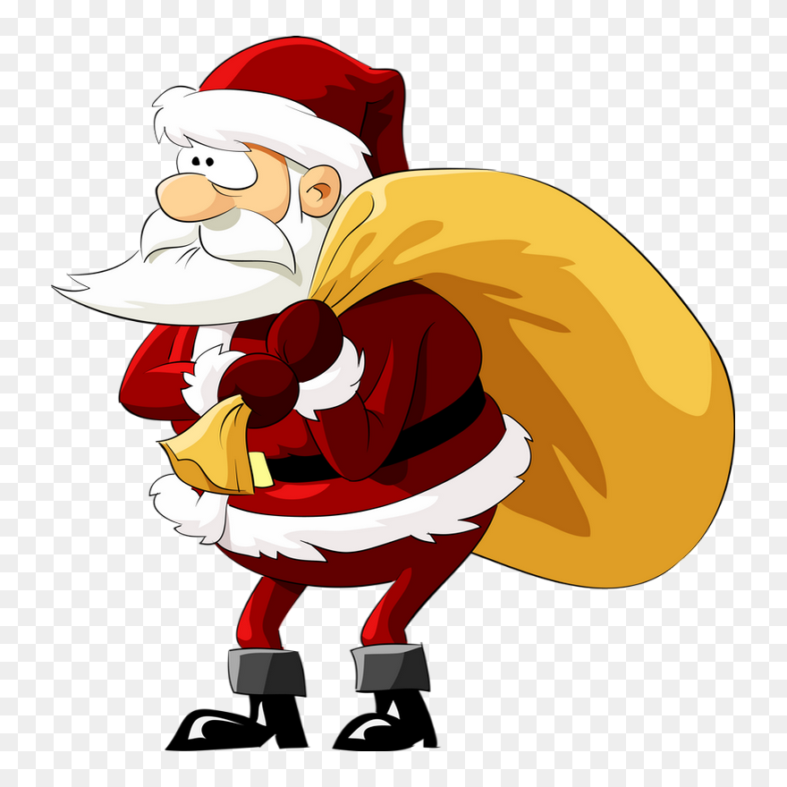 Père Noël Png - Cartoon Clipart