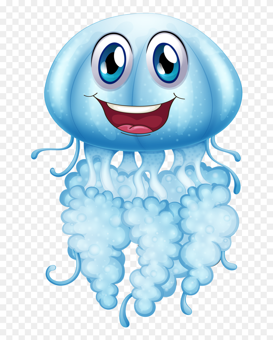 Rock Clipart Underwater - Animated Sea Creatures Cartoon - Png Download