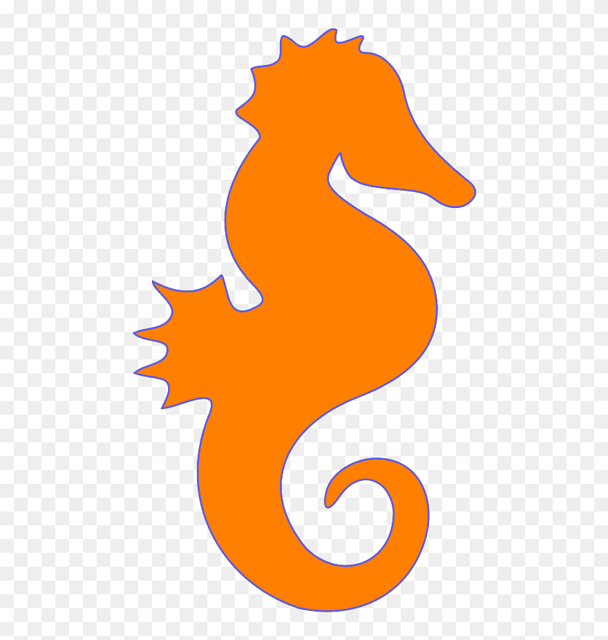 Seahorse Silhouette Clipart