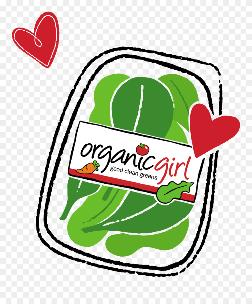 Og Clamshell Salad Box Clipart
