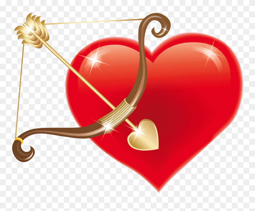 12032 Red Arrow Highway @ - Heart Cupids Bow And Arrow Clipart