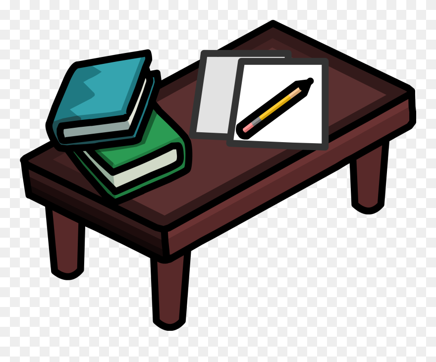 Cpu Desk Club Penguin - Escritorio Y Estudianted En Png Clipart
