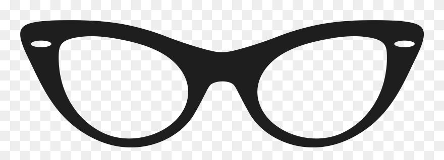 Movember Glasses Clipart Picture - Cat Eye Glasses Png Transparent Png