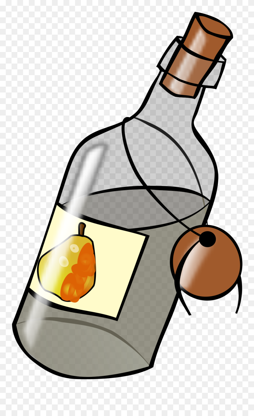Message In A Bottle Clipart