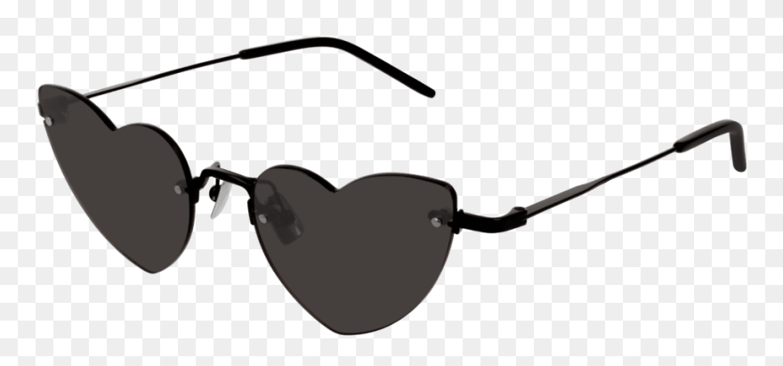 Sl 254 Loulou-001 - Loulou Saint Laurent Sunglasses Clipart