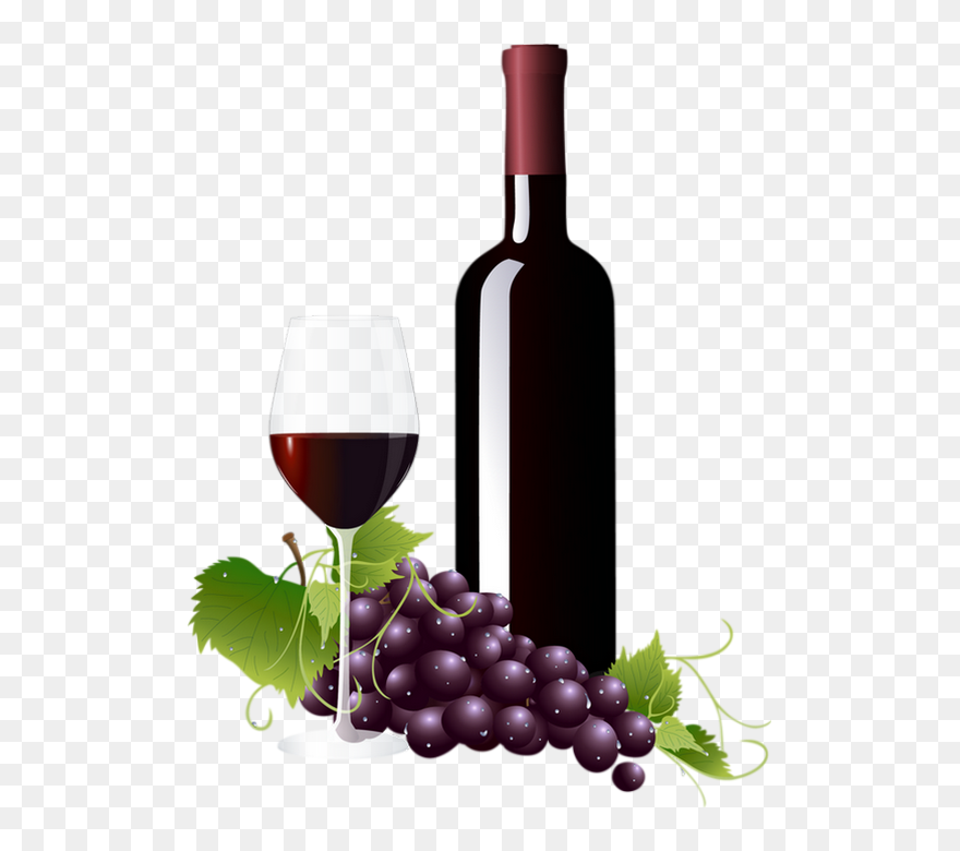 Boisson, Tube Png Vin Rouge, Raisin - Vin Png Clipart
