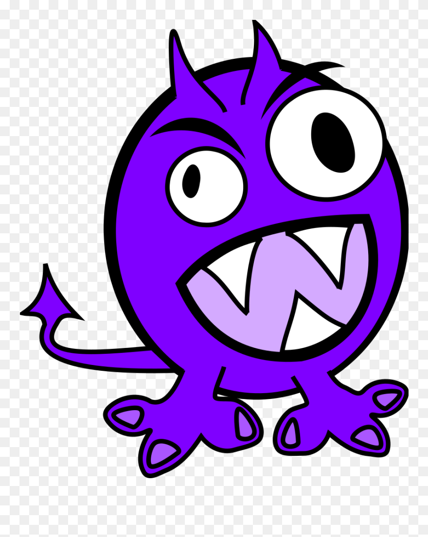 Spooky Monster Clip Art - Png Download