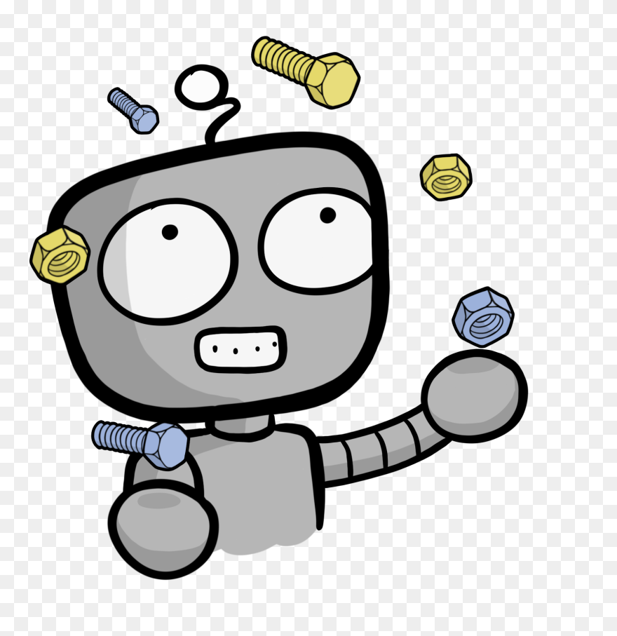 Cartoon Nuts And Bolts Clipart