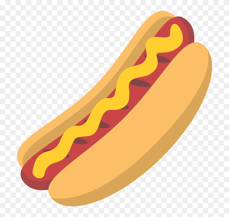 Hot Dog Emoji Clipart - Emojis De Hot Dog - Png Download