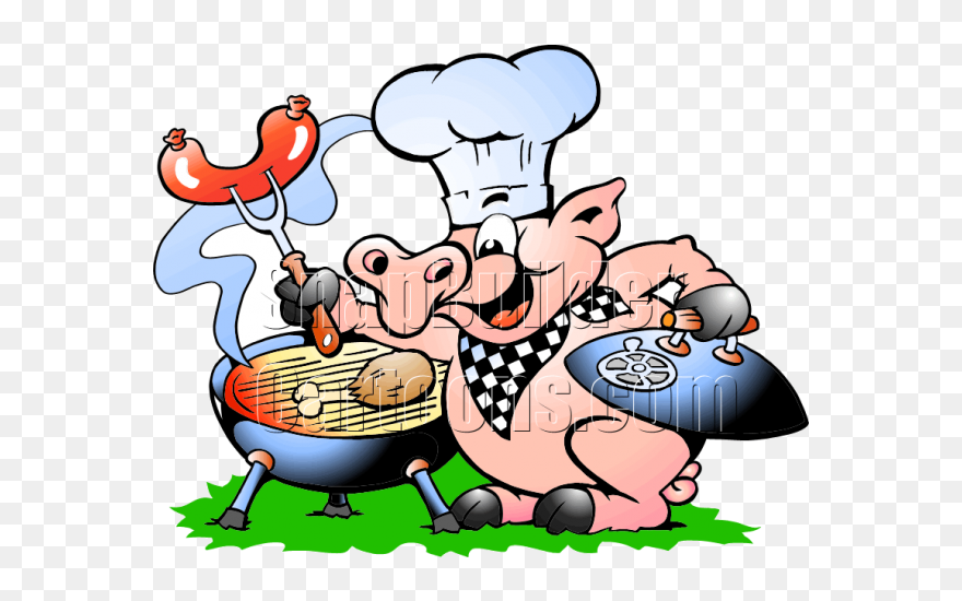 Bbq Cartoon Pig Clipart