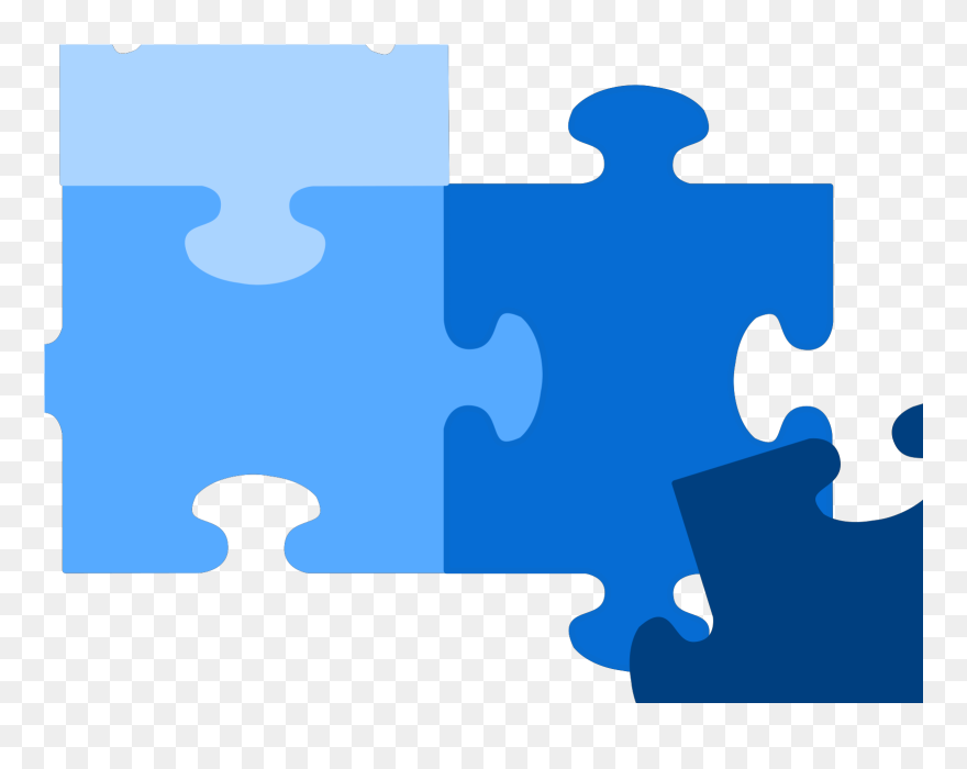 Blue Puzzle Piece Clipart - Png Download