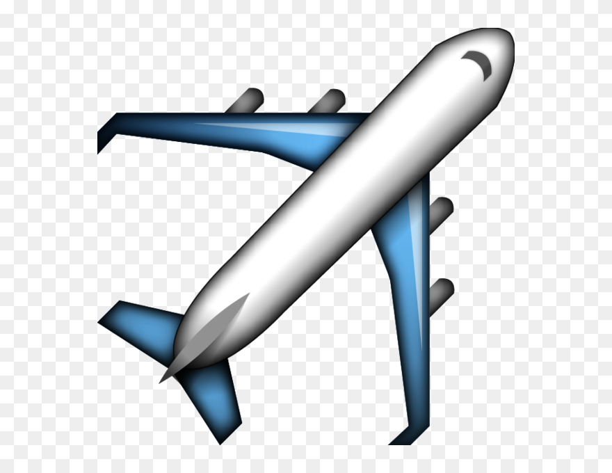 Clipart Plane Emoji, Clipart Plane Emoji Transparent - Airplane Emoji Png