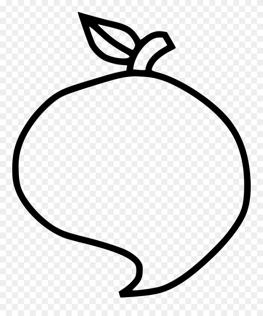 Healthy Fruit Png Icon - Free Download Mango Black And White Clipart