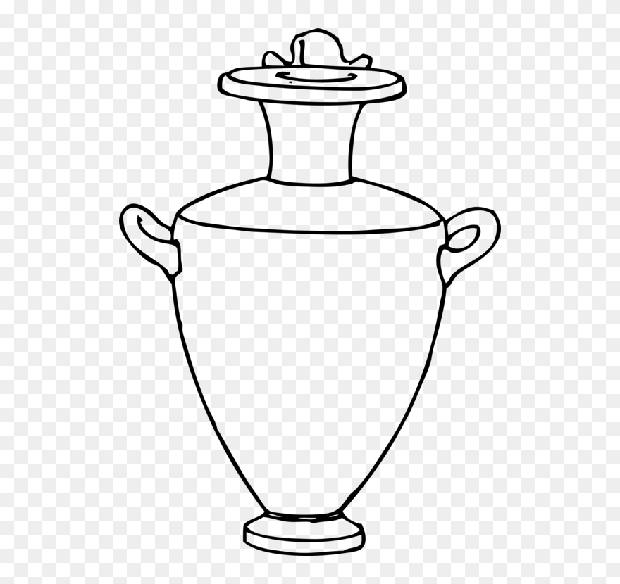 Vase Vector Ancient - Greek Vase Template Clipart