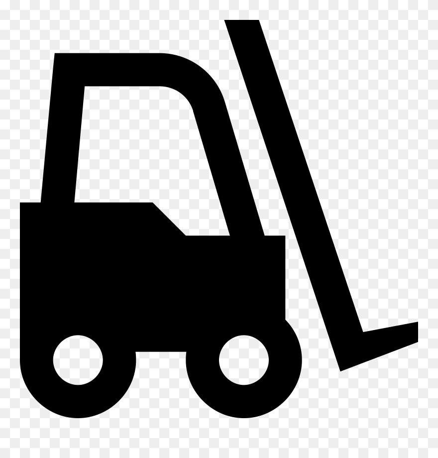 Fork Truck Icon Clipart