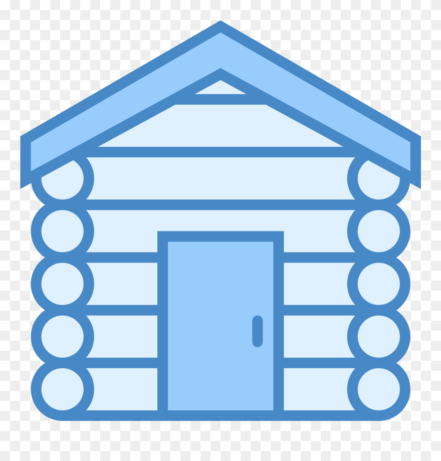 Log Cabin Clip Art - Png Download