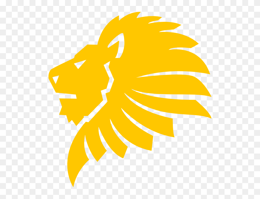 Lion Clipart Clip Art - Gold Lion Head Logo Png Transparent Png