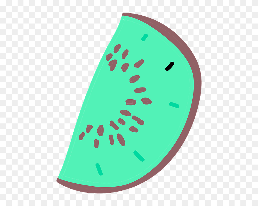 Kiwi Slice Clipart - Watermelon - Png Download