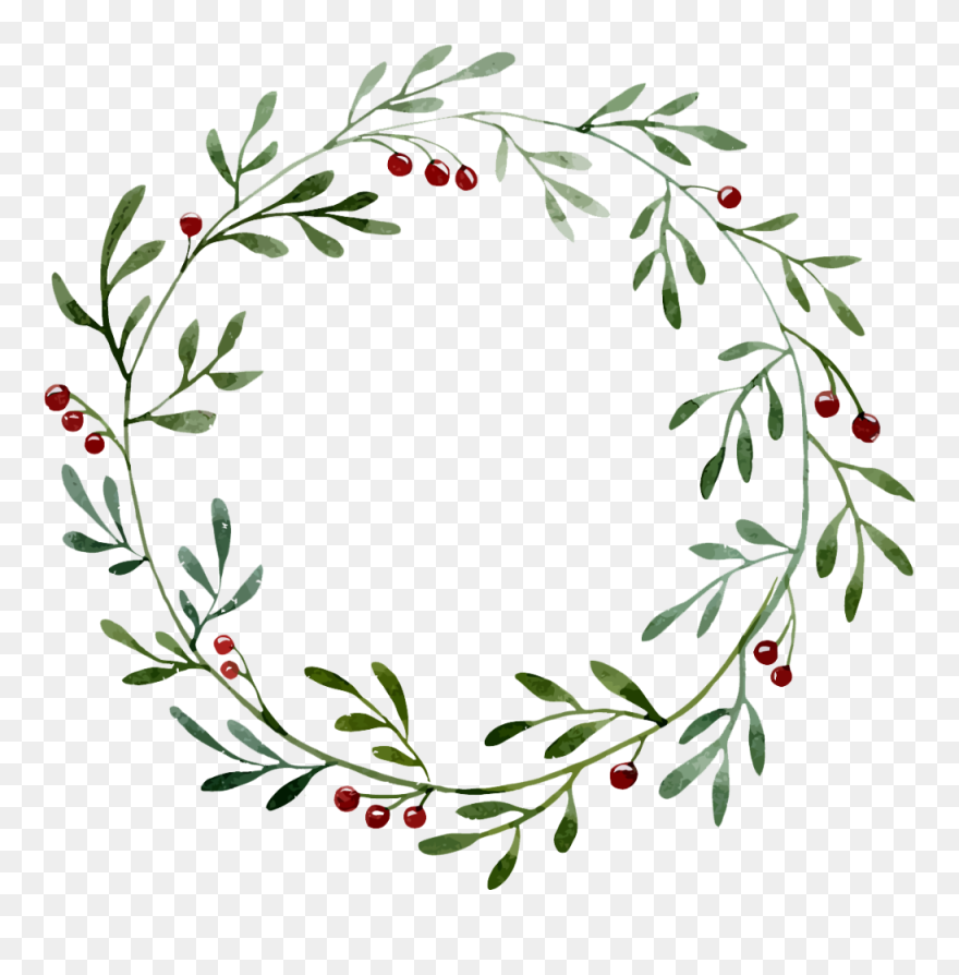 Christmas Wreath Cross Stitch Pattern Clipart