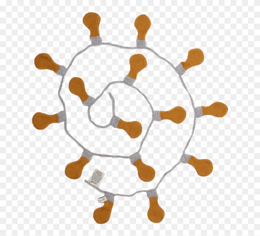 Oeuf Nyc Lightbulb Orange Clipart