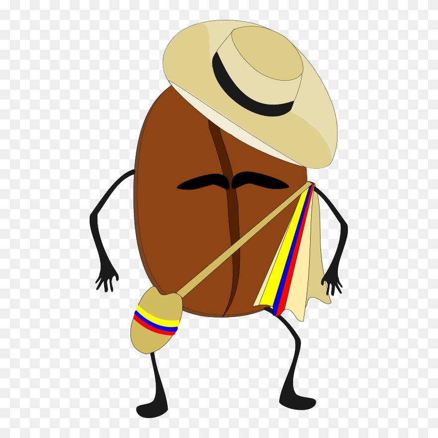 Grano De Cafe Colombiano Clipart