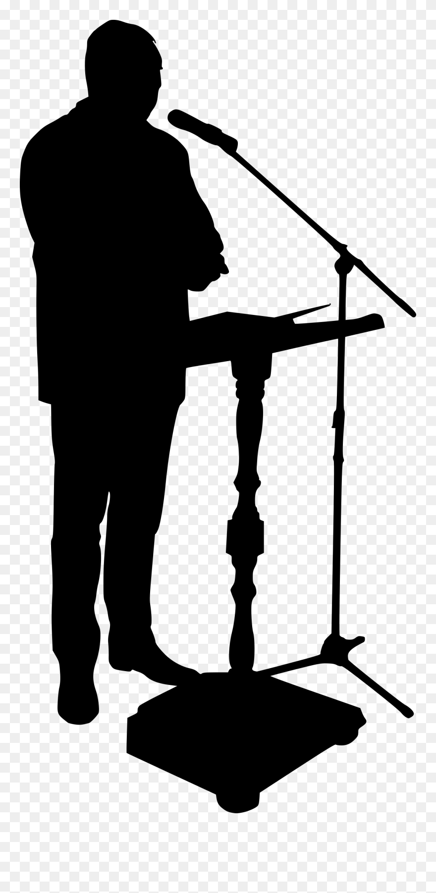 Musical Instrument Accessory Clip Art Portable Network - Silhouette - Png Download