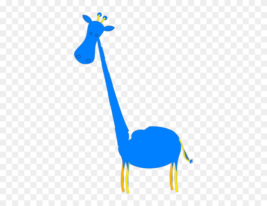 Blue Giraffe Png Icons - Giraffe Clipart