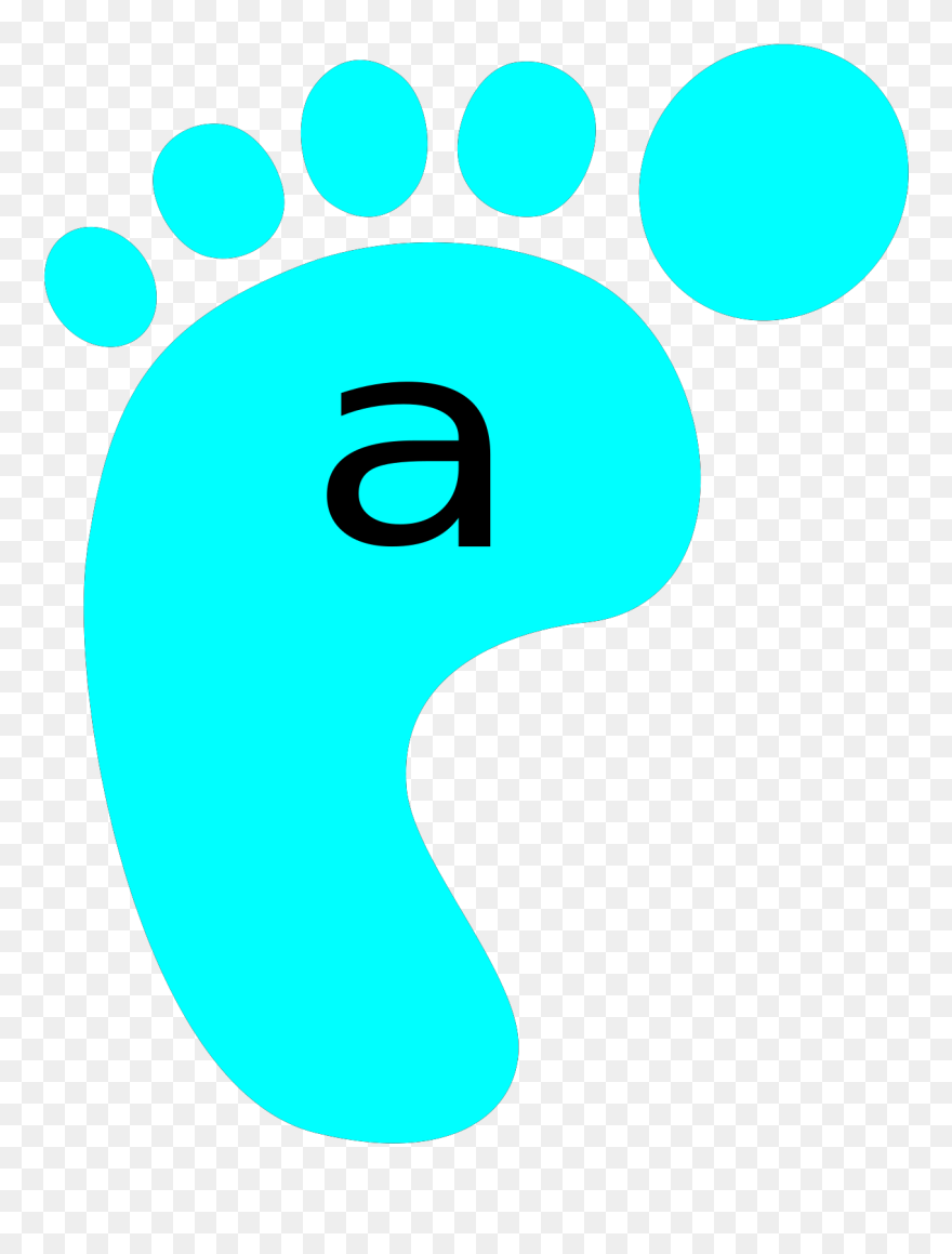 Piecito De Bebe Dibujo Clipart