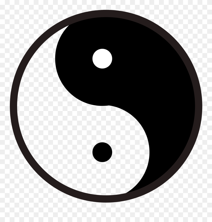 Yin And Yang Computer Icons Qigong Clip Art - Yin Yang Symbol Clip Art - Png Download