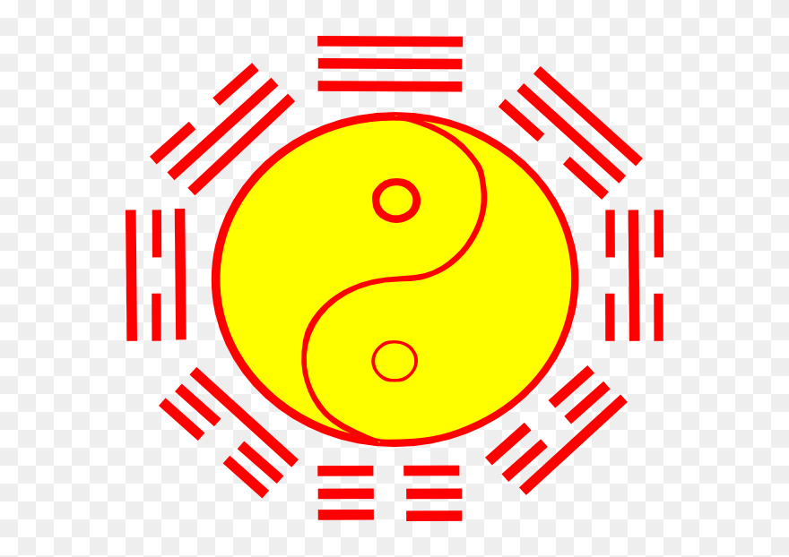Yin Yang Eight Trigrams Clipart