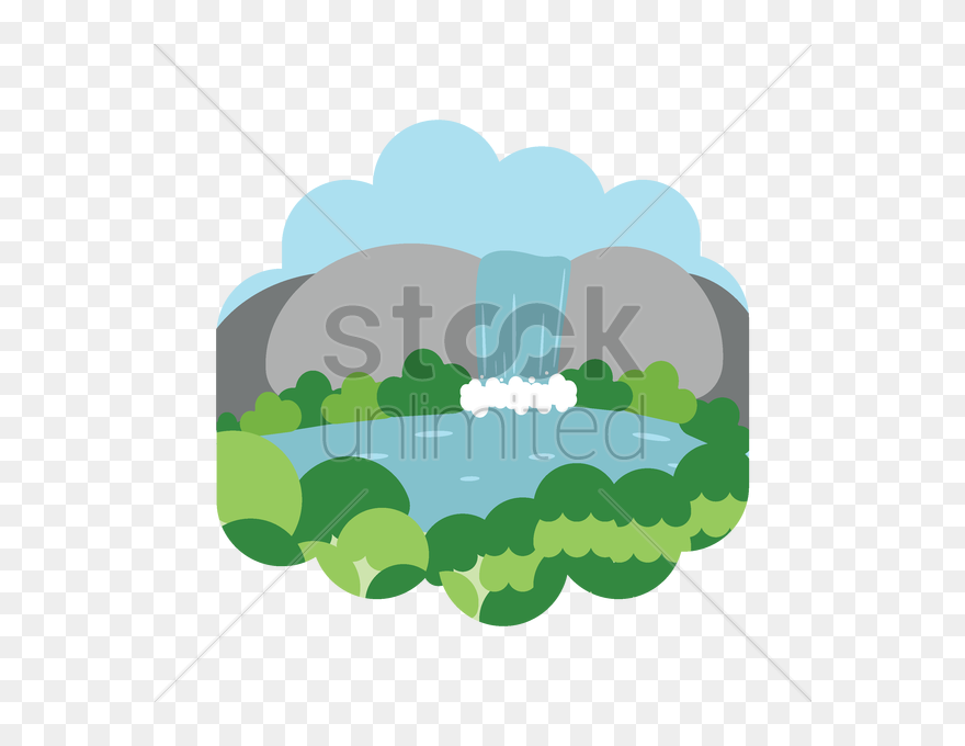 Waterfall Clipart Waterfall Clip Art - Vector Graphics - Png Download