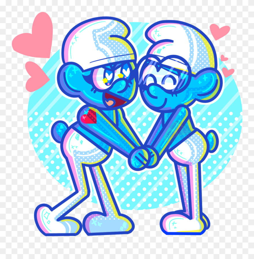 Smurfs Brainy X Hefty Clipart