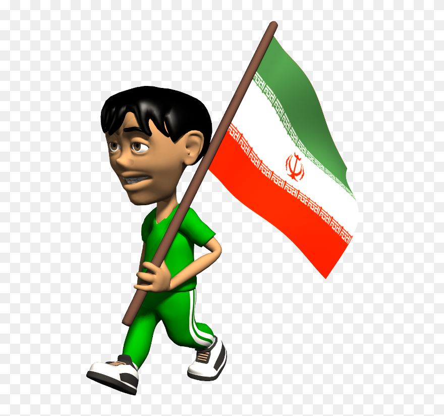 Iran Flag Image From Www - Republic Day Gif Transparent Clipart