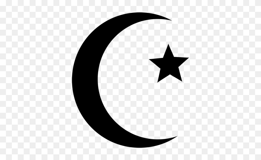 Symbol,crescent,circle - Islam Symbol Transparent Background Clipart