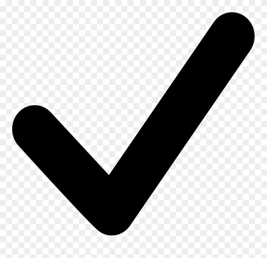 Svg Checkmark Rounded - Rounded Check Mark Png Clipart