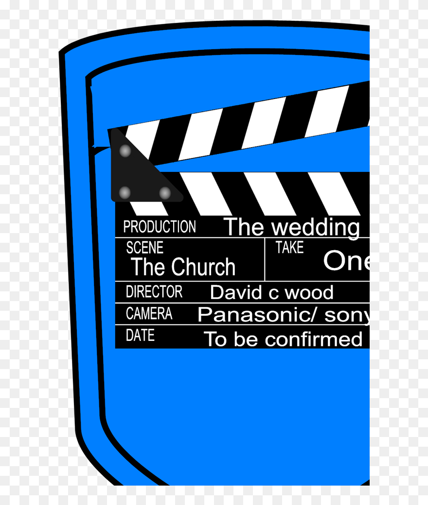 Movie Clapper Board Clipart