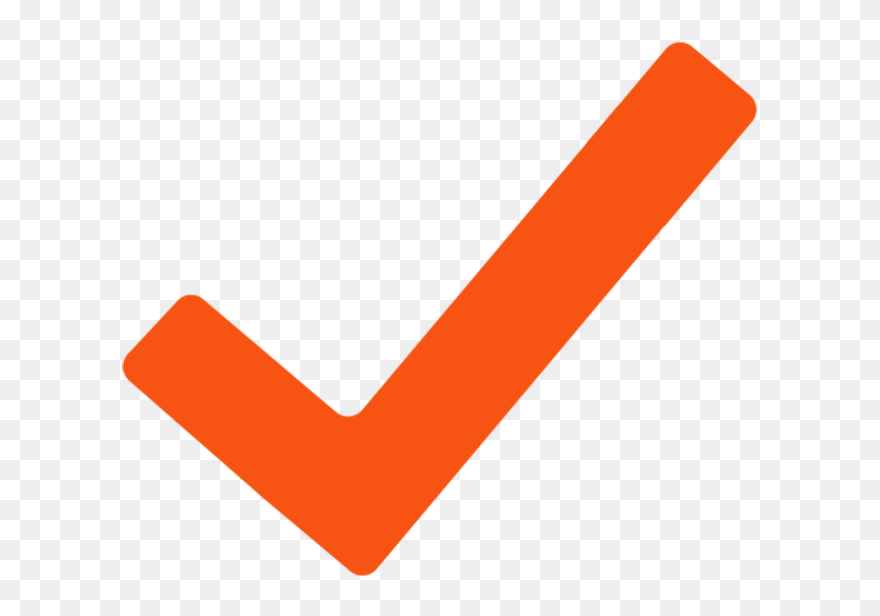 Computer Icons Check Mark Cross Delete Clip Art - Check Mark Icon Orange Png Transparent Png