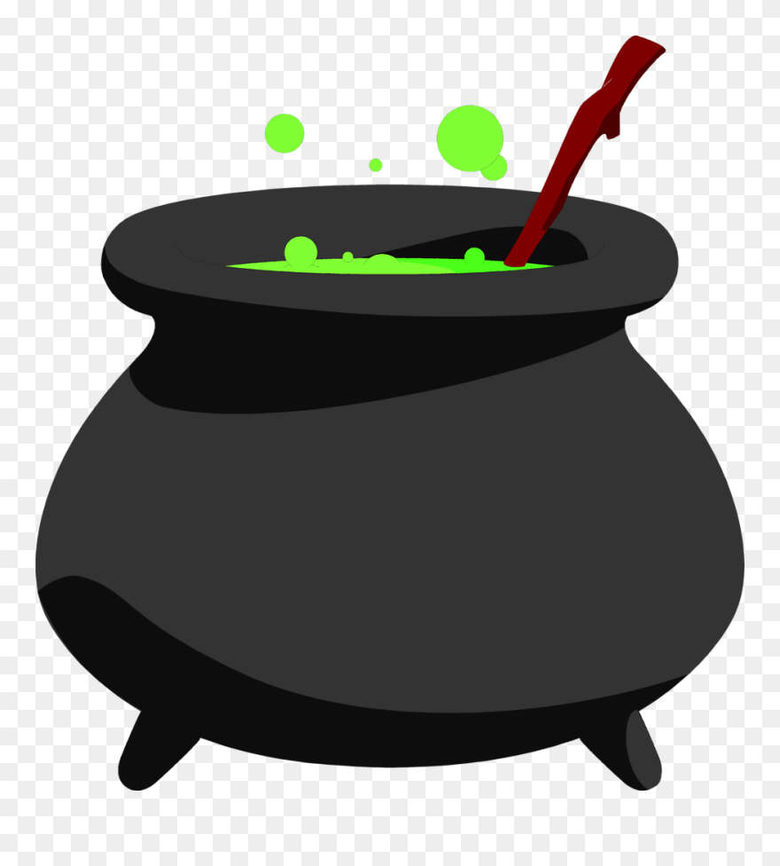 Spooky Clipart Transparent Tumblr, Spooky Transparent - Witch Cooking Pot Clipart - Png Download
