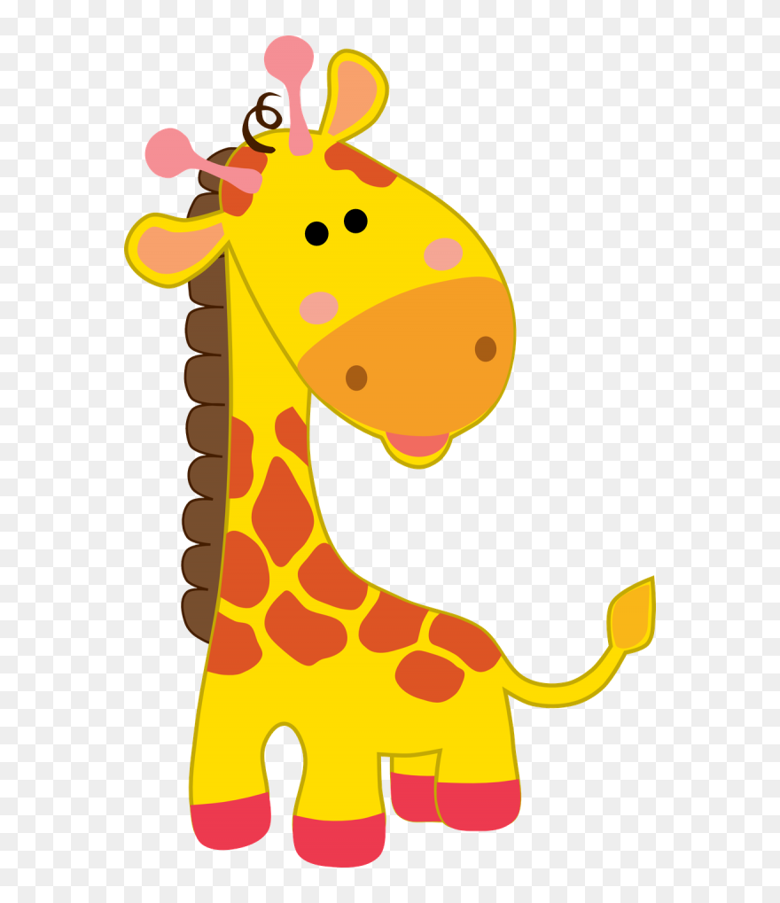 Desenhos Coloridos De Girafa Clipart