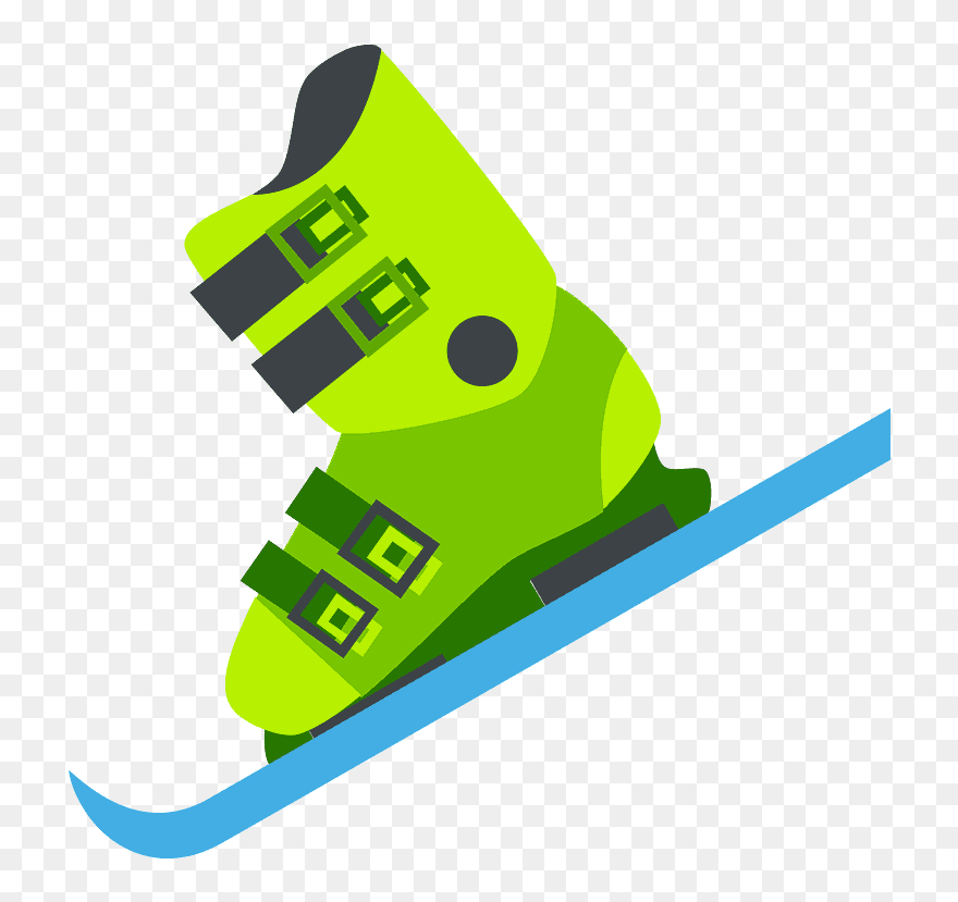Skis Emoji Clipart - Emoji Ski Png Transparent Png