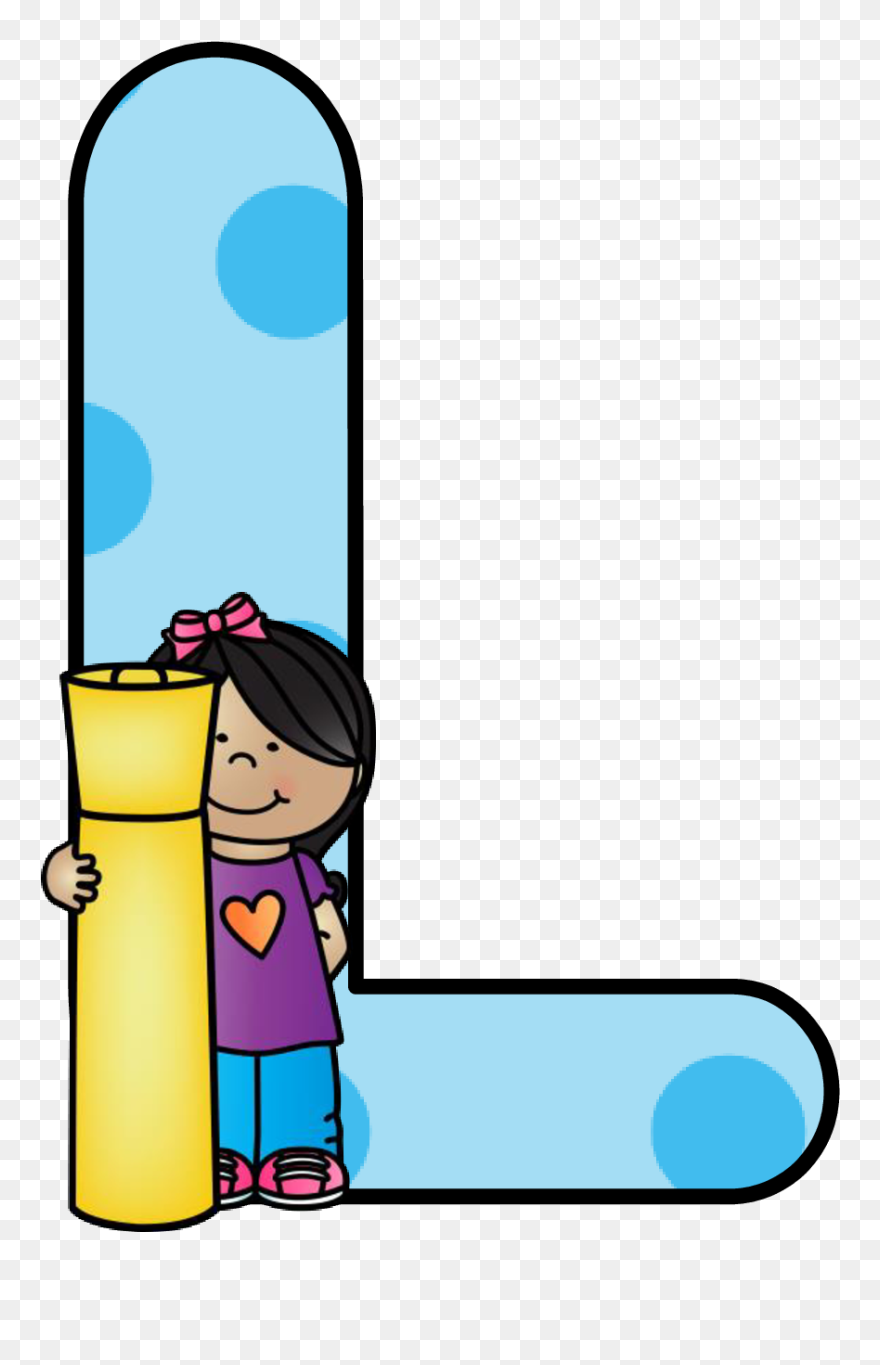 Letter L Kid Clipart - Png Download