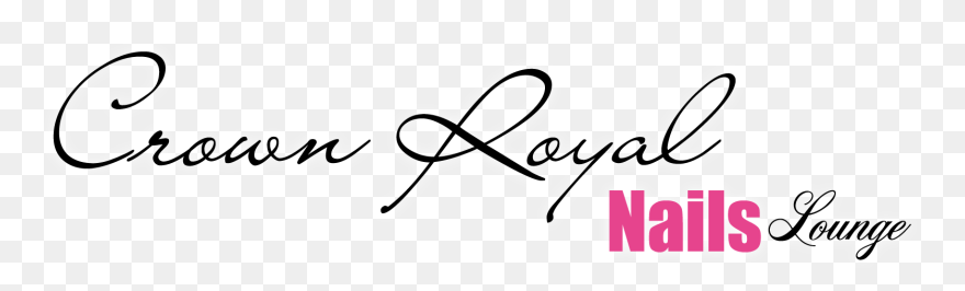 Crown Royal Nail Lounge Logo - Calligraphy Clipart