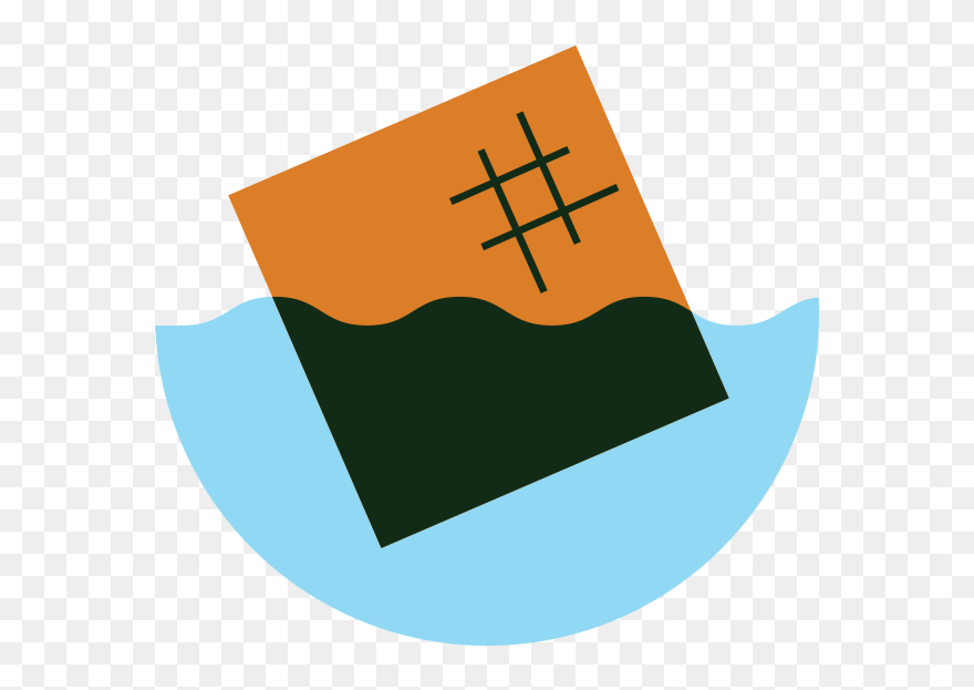 Paper In Water - Cross Clipart