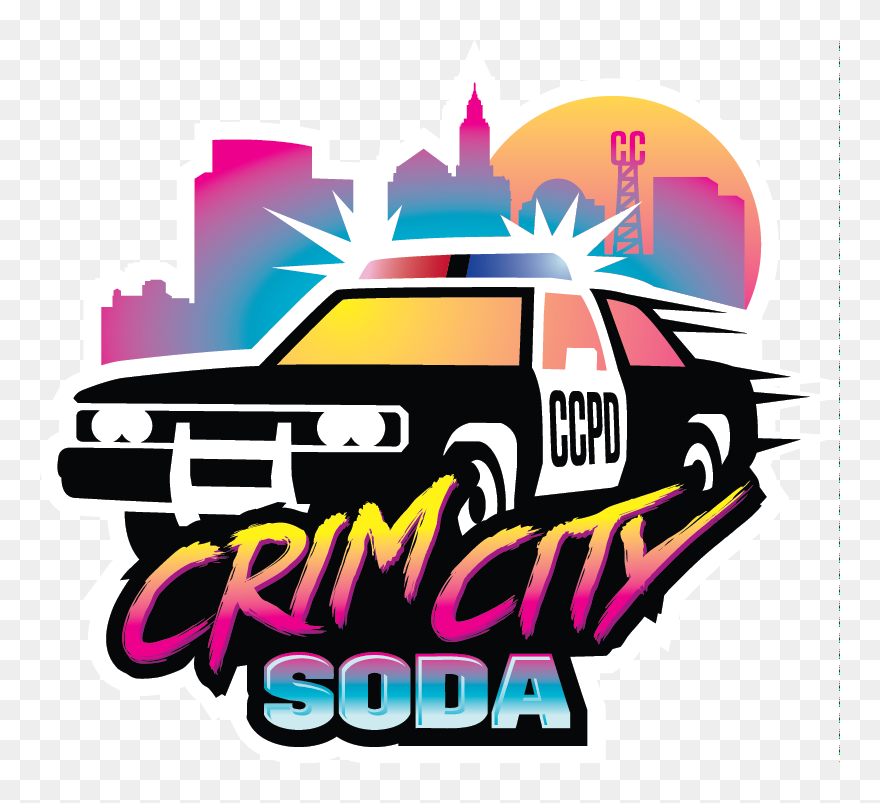 Craft Soda Branding For Crim City Soda, Designed By Clipart