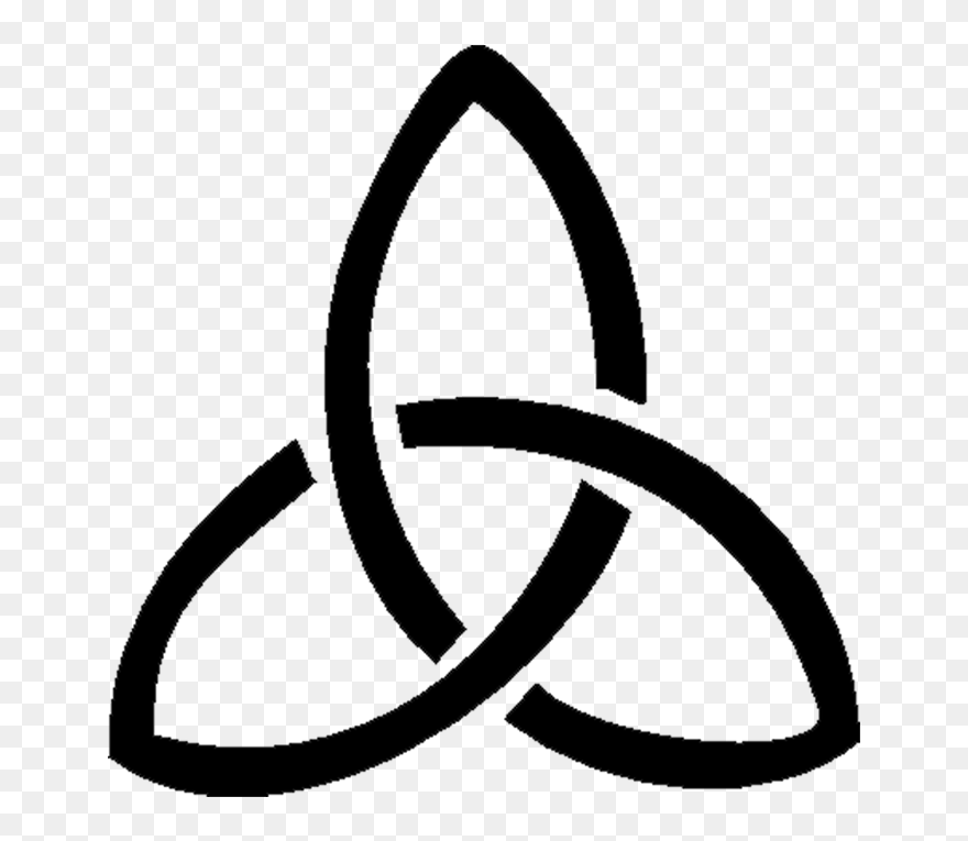 Celtic Knot Triquetra Symbol - Celtic Knot Simple Clipart