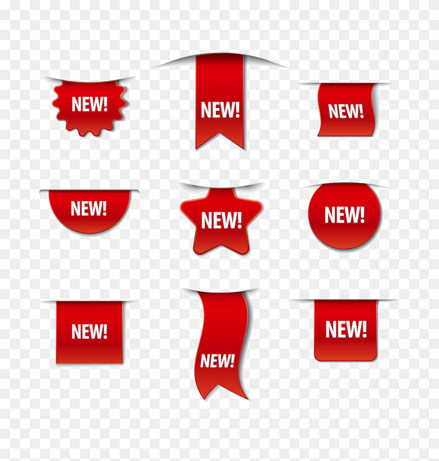 Fashion Sticker Illustration Label Tag Pretty Promotion - New Promotion Png Clipart